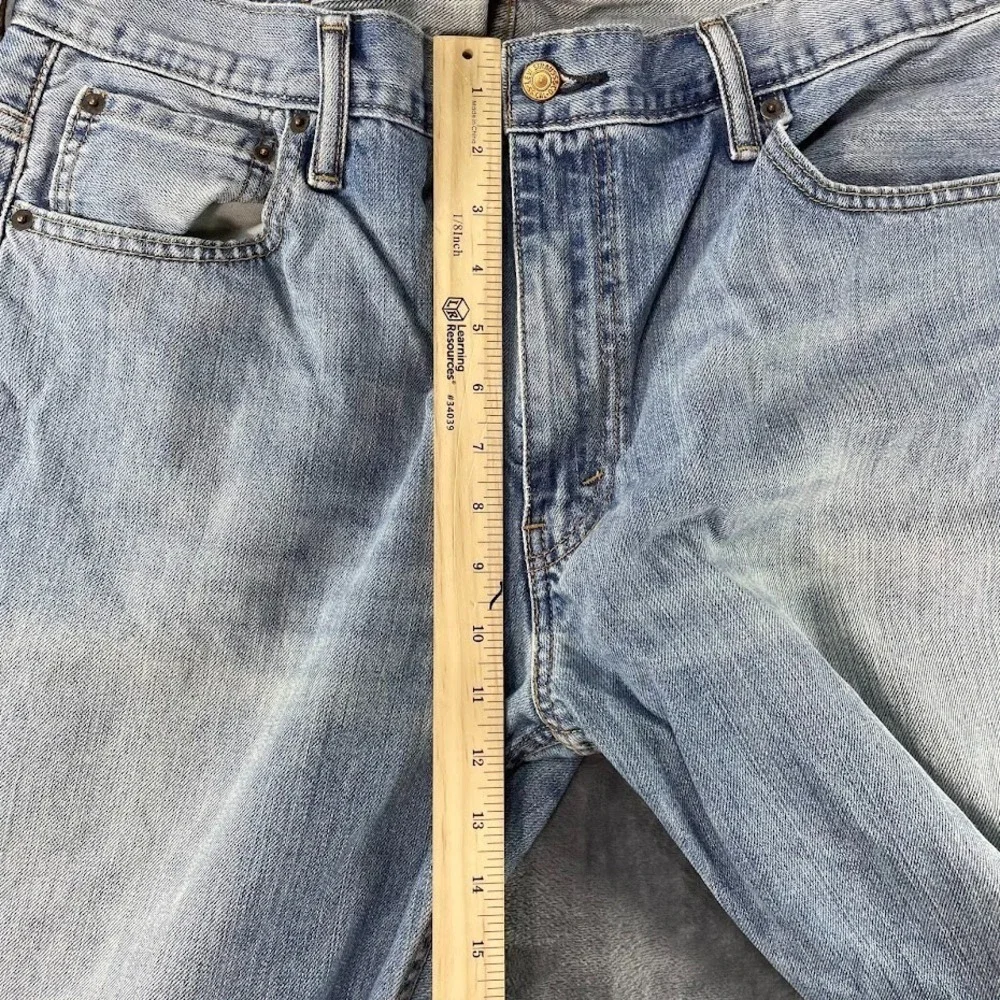 Levi's 569 Jeans Mens 36x30 Fits 38x30 Blue light Wash Straight Relaxed Denim